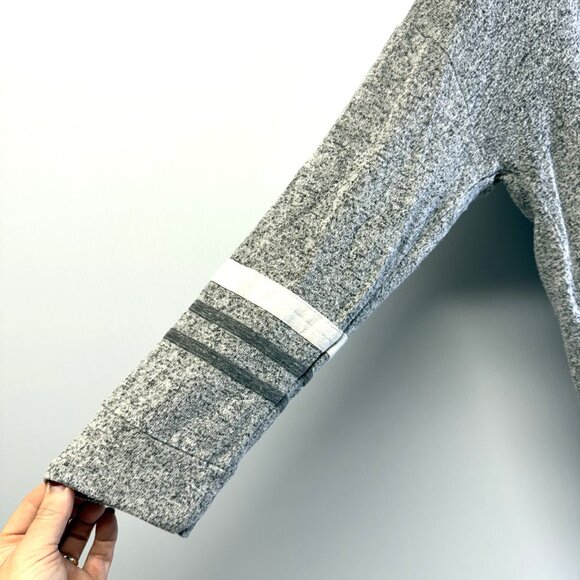 Market & Spruce Gray (Grey) Hooded Knit Top Women’s 1X – Plus Size - Picture 3 of 8